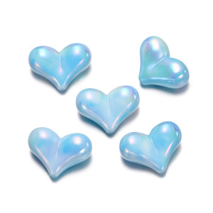 Perles Acryliques En Forme De Cœur Colorées Uv À Faire Soi-Même h5 