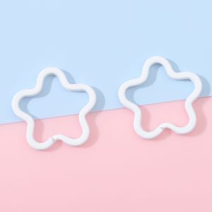 Porte-Clés Breloques Pour Femme En Alliage, Motif Fleur Douce À Faire Soi-Même h5 
