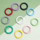 Boucle porte-clés en forme de C, 25 mm d'épaisseur, 3,5 mm, lot de 5 Image33