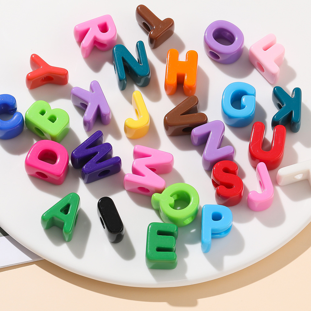 10 Perles À Lettres Ccb Pour Bijoux À Faire Soi-Même Image6