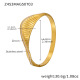 Bracelet en zircon doré Z453 Image9