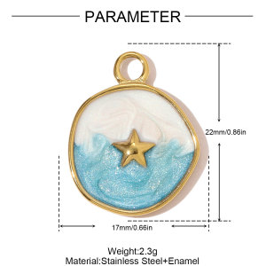 Pendentifs Pour Femmes En Acier Titane Couleur Or, Motif Cœur Romantique Et Fleur h5 Image2