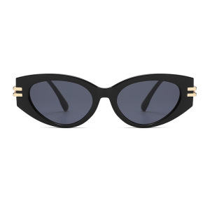 Lunettes De Soleil Rétro Œil-De-Chat Simples Et Élégantes Pour Femmes h5 Image2