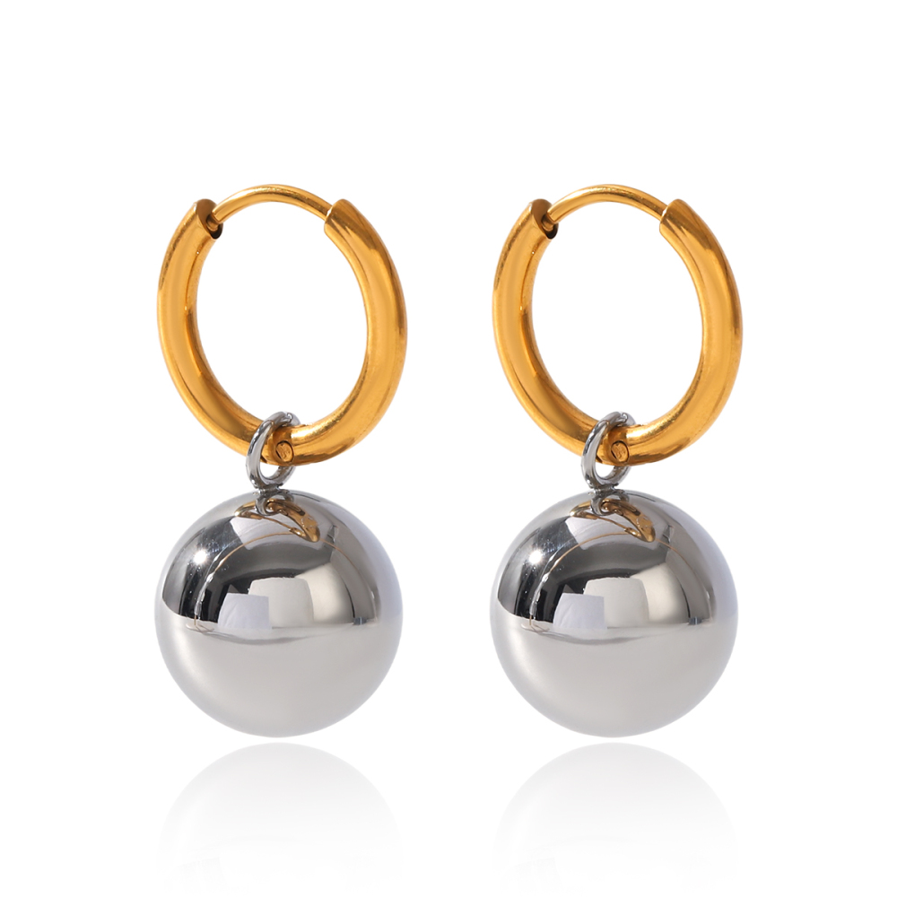 Boucles D'Oreilles Pendantes En Acier Inoxydable Étanche, De Couleurs Assorties