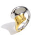 Bague torsadée symétrique - Deux couleurs/Numéro 7 Image2