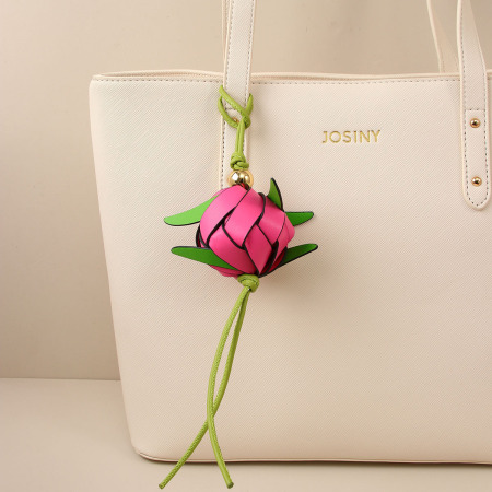 Porte-clés pour sac femme en PU, collection Romantique Daily Fruit