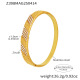Z398-Bracelet en zircon blanc doré Image4