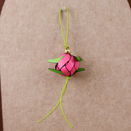 Porte-clés pour sac femme en PU, collection Romantique Daily Fruit 2