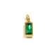 Pendentif rectangulaire en or avec pierre de naissance de décembre - Mai Image5