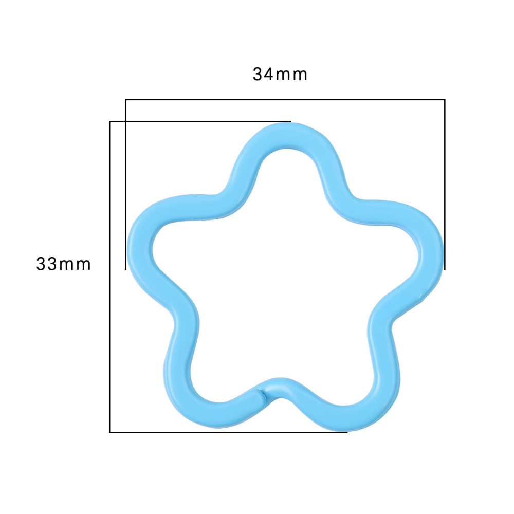 Porte-Clés Breloques Pour Femme En Alliage, Motif Fleur Douce À Faire Soi-Même Image6
