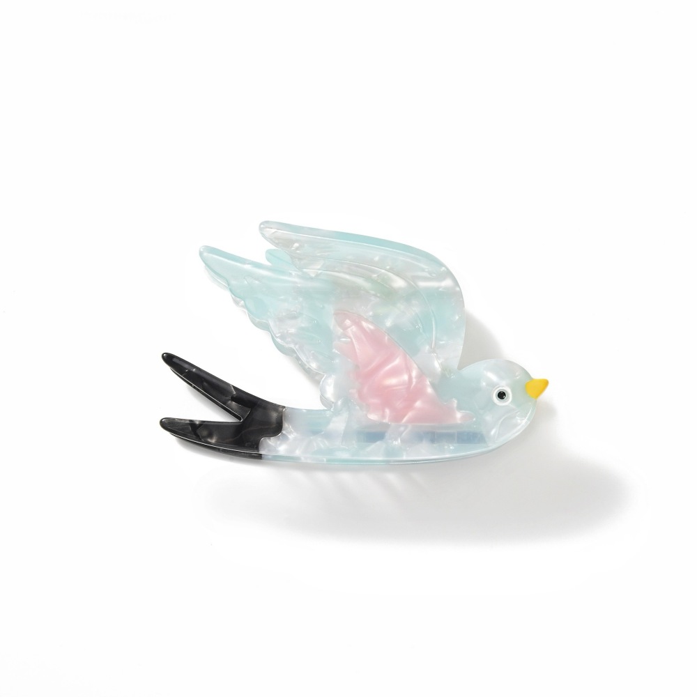 Griffes À Cheveux Pour Femmes En Acétate Simple Swallow