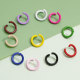 Anneau ouvert en fer peint, diamètre 8 mm, diamètre du fil 1,2 mm, lot de 100. Image40
