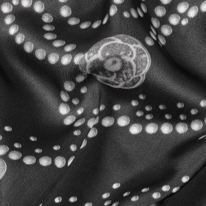 Bandana En Tissu Imitation Soie À Motif Rose Romantique h5 Image5