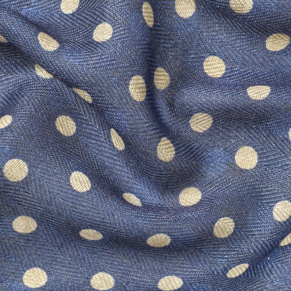 Bandana Rétro À Pois Multicolores En Polyester Image5