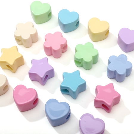 Perles acryliques Simple Series Sweet Flower Heart Star 2