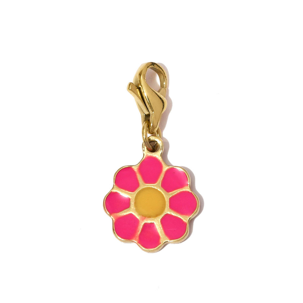 Pendentifs Femme En Acier Titane, Série Polychrome, À Faire Soi-Même, Avec Fermoir Mousqueton Et Couleur Or 