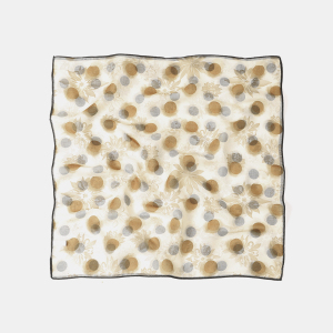 Bandana Rétro À Pois Fleuris En Polyester h5 Image2