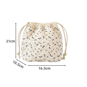 Trousse À Maquillage À Fermeture À Sangle Et Motif Floral Doux h5 