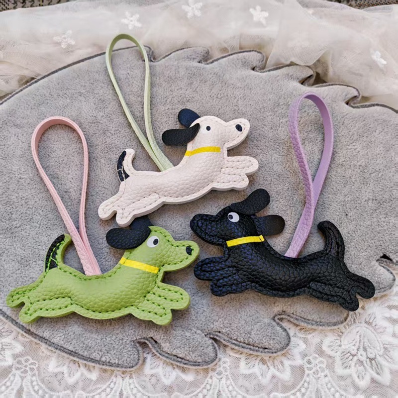 Porte-Clés Pour Sac Femme En Pu Avec Motif Chiot Mignon Image5