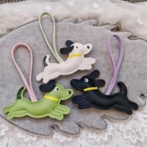 Porte-Clés Pour Sac Femme En Pu Avec Motif Chiot Mignon h5 Image5