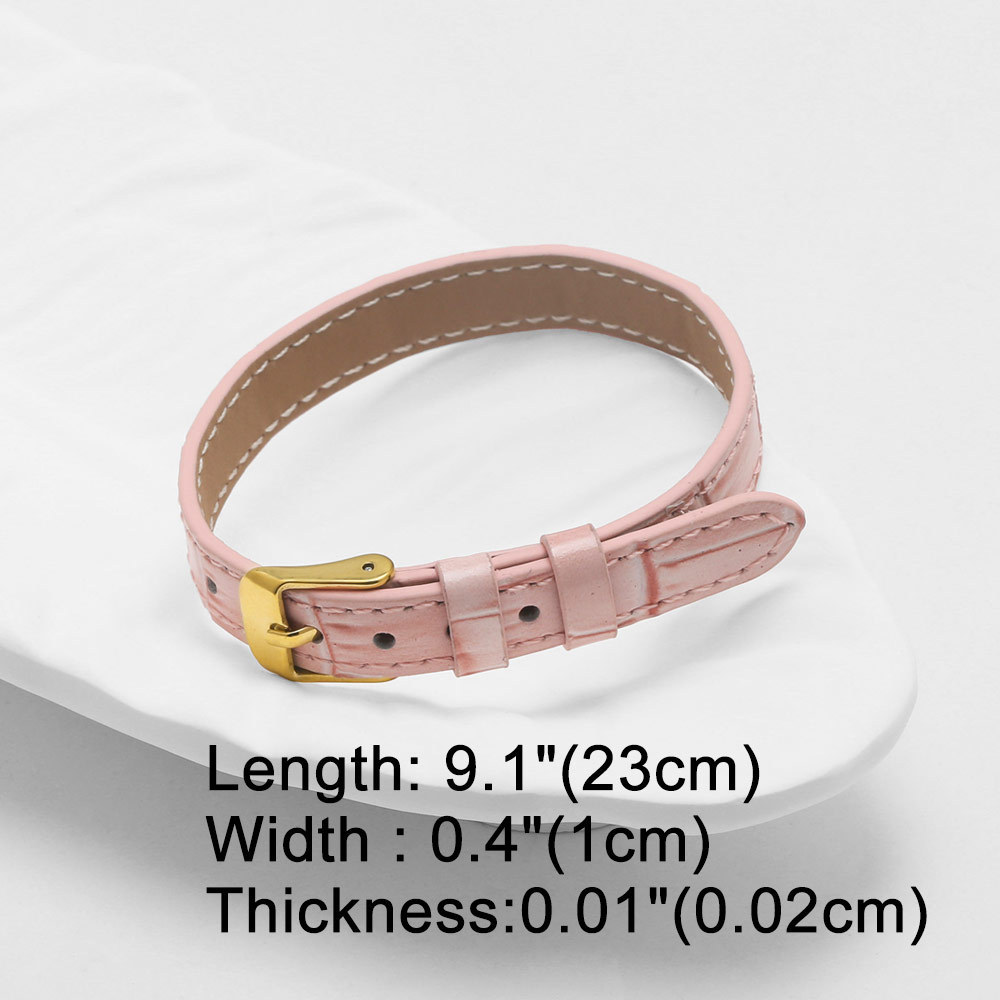 Bracelets À Breloques En Cuivre Pour Femmes, Collection Simple Series Diy, Avec Lettres. 