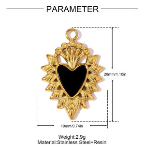 Pendentifs Pour Femmes En Acier Titane Doré Avec Zircon Et Motif Papillon Naturel h5 Image2