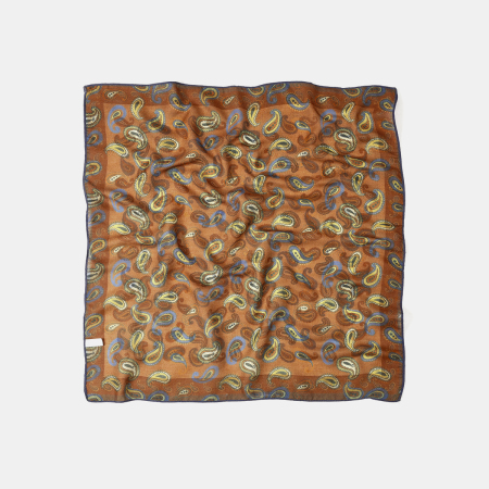 Bandana en polyester à motif cachemire rétro 2