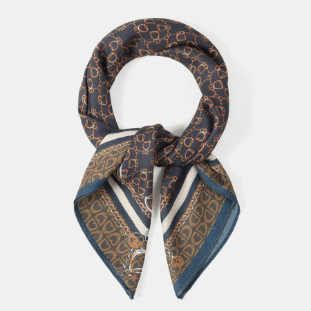 Bandana rétro en polyester à chaîne 2