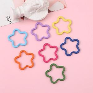 Porte-Clés Breloques Pour Femme En Alliage, Motif Fleur Douce À Faire Soi-Même h5 Image2