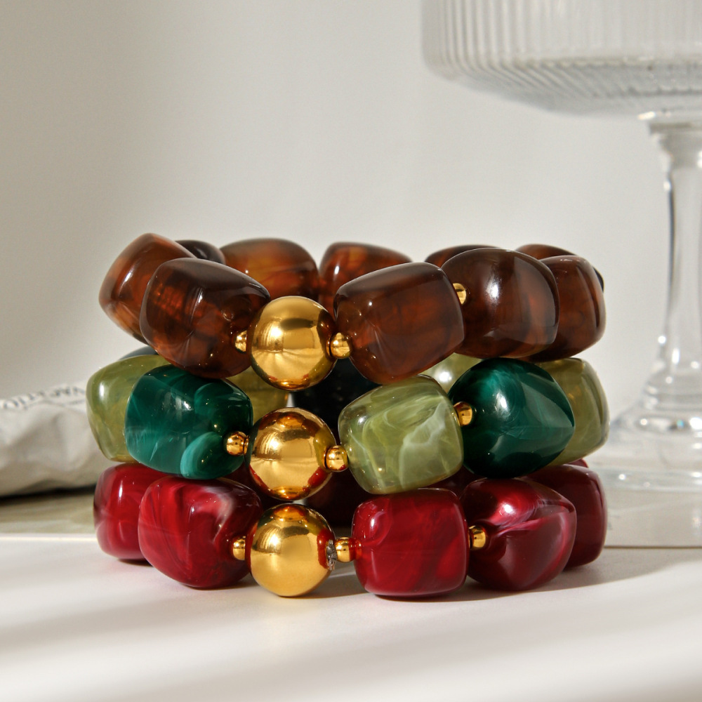 Bracelet En Perles Acryliques Image4
