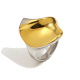 Bague 3D torsadée - Deux couleurs/numéro 8 Image3