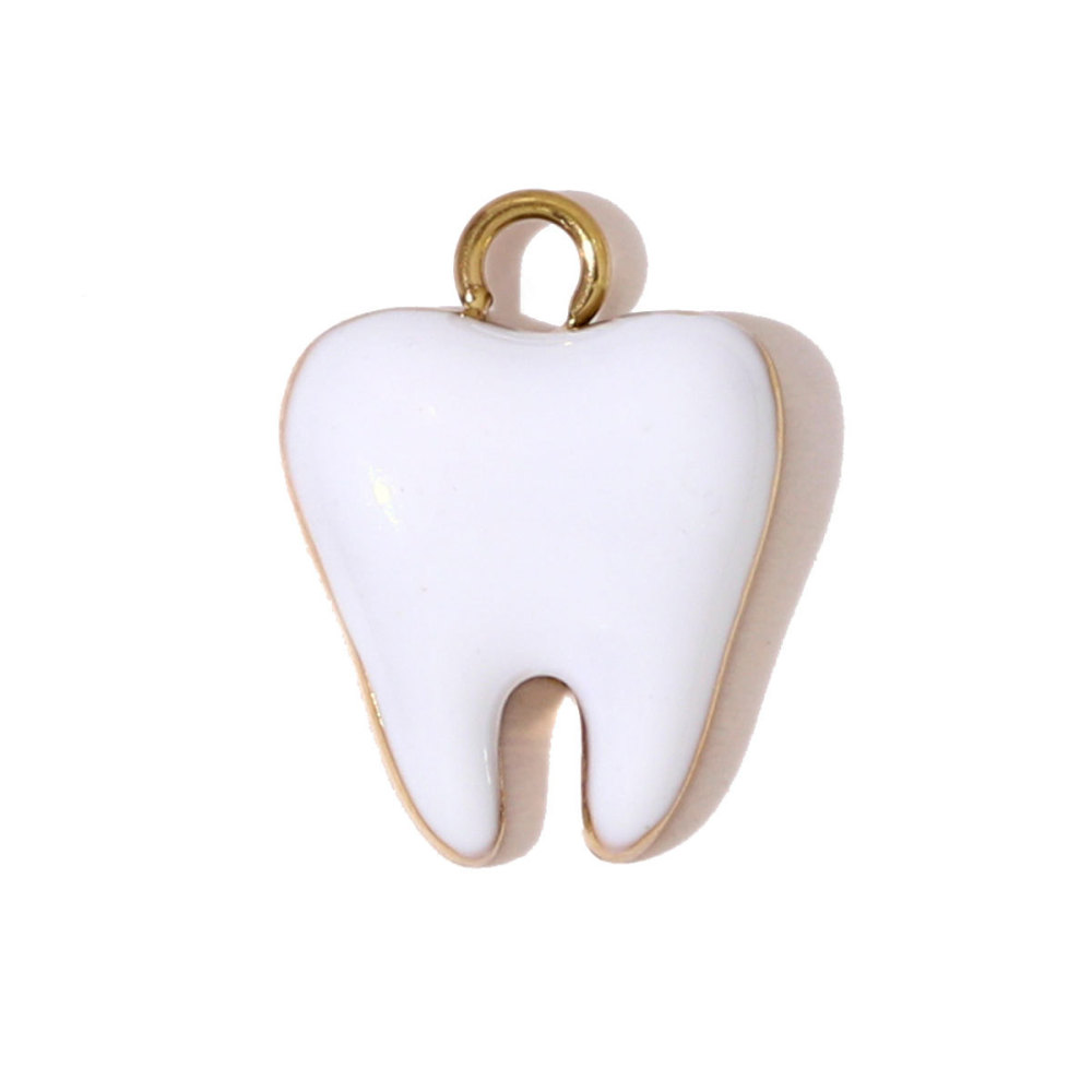 Pendentifs Pour Femmes En Acier Titane Couleur Or, En Forme De Verre À Vin Coloré