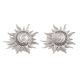 Boucles d'oreilles Lune et Soleil - Acier Image2