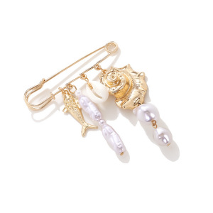 Broche En Alliage En Forme De Conque h5 Image4