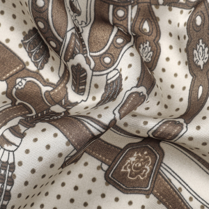 Bandana En Tissu Imitation Soie À Motif Cheval Rétro h5 Image5
