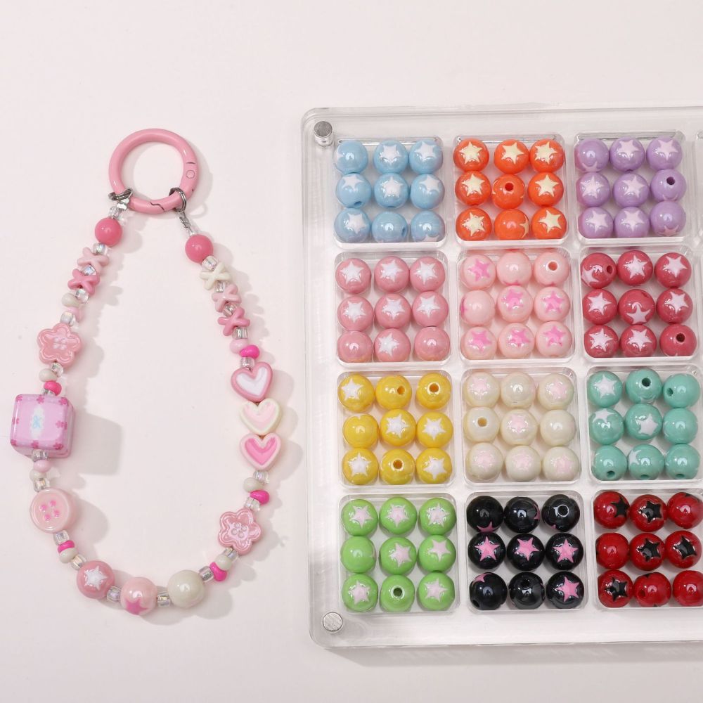Perles Acryliques Brillantes À Motif Étoile À Faire Soi-Même Pour Bijoux Image4