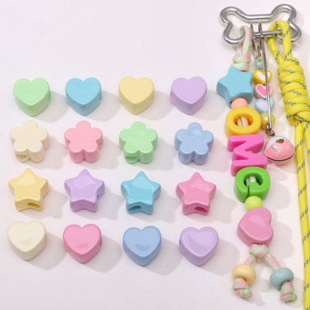 Perles acryliques Simple Series Sweet Flower Heart Star