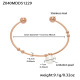 Bracelet en or rose Z040 Image4
