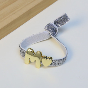 Bracelets Tressés En Cuivre Pour Femmes Avec Lettre Brillante h5 Image4