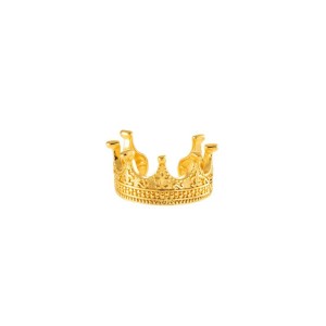 Manchette D'Oreilles Pour Femme, Couleur Cuivre Doré, Ornée D'Une Couronne h5 Image6
