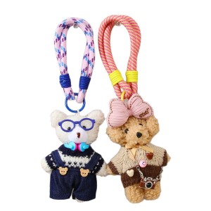 Porte-Clés Pour Sac Femme, Motif Animaux Mignons, Série Simple h5 Image5