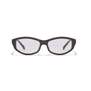Lunettes De Soleil Pour Femmes, Style Rétro Simple, Forme Œil De Chat, Couleur Unie. h5 Image2