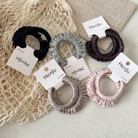 Lot de 2 élastiques à cheveux unis et simples