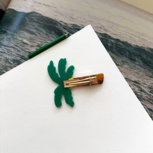 Pinces À Cheveux Pour Femmes En Acétate De Coco, Motif Vacances h5 Image4