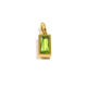 Pendentif rectangulaire en or avec pierre de naissance de décembre - août Image8