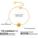 TXE546 - Bracelet doré 16+5 cm Image5