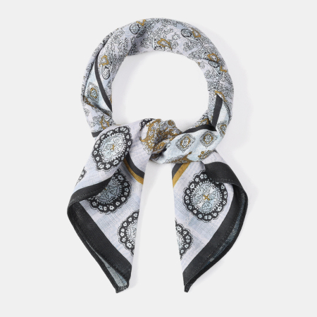 Bandana bohème à fleurs en polyester 2