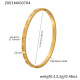 Z091 - Bracelet en zircon doré Image4