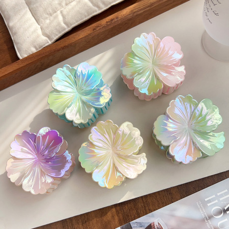 Pinces à cheveux pour femmes en PVC de la série Romantic Daily Flower 2