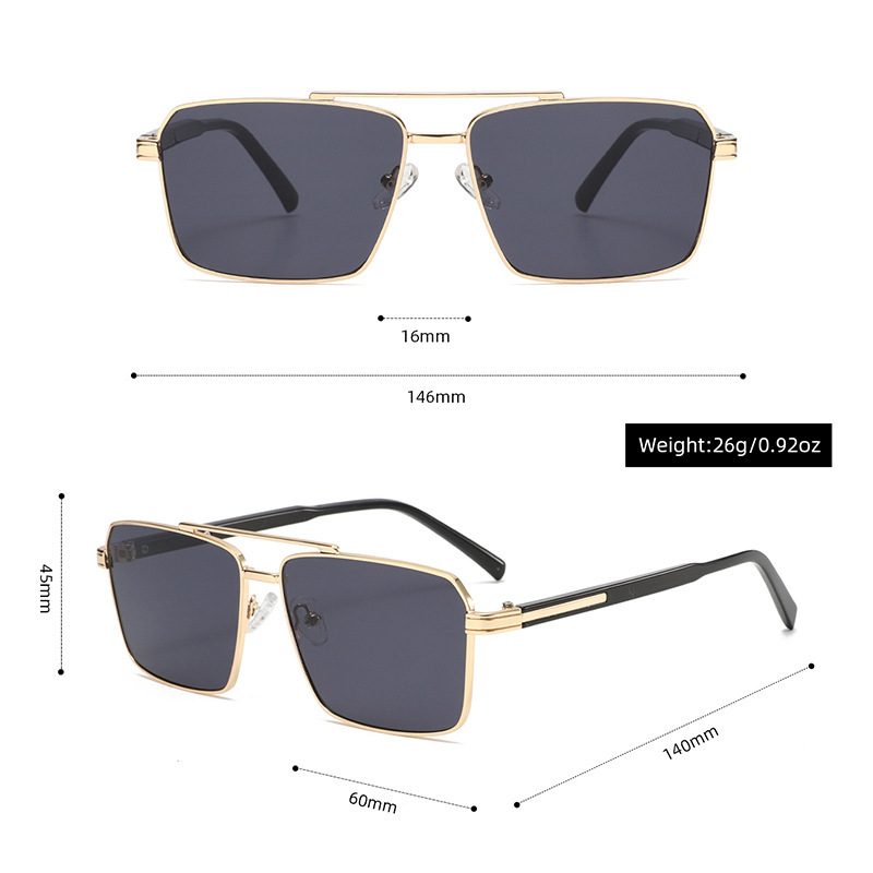 Lunettes De Soleil Femme Simple Series, Couleur Unie Décontractée Image3